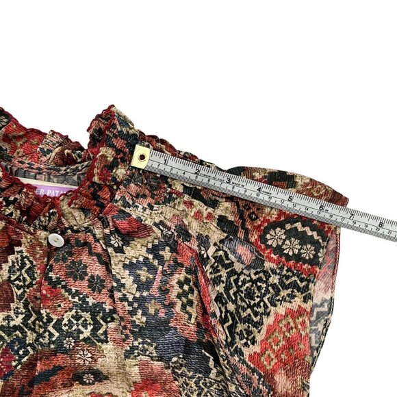 Chufy Forever Patagonia Paisley Sleeveless Blouse Multicolor Size‎ Small Boho - Picture 9 of 9